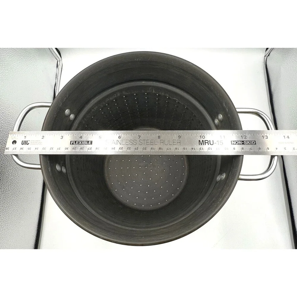 Vintage Hard Anodized Aluminum 8 QT Pasta Steamer Insert Replacement 10.25x9